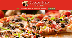 Desktop Screenshot of coccospizza.com